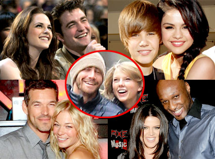 Robert Pattinson, Kristen Stewart, Selena Gomez, Justin Bieber, LeAnn Rimes, Eddie Cibrian, Khloe Kardashian Odom, Lamar Odom, Taylor Swift, Jake Gyllenhaal Robert Pattinson, Kristen Stewart, Selena Gomez, Justin Bieber, LeAnn Rimes, Eddie Cibrian, Khloe Kardashian Odom, Lamar Odom, Taylor Swift, Jake Gyllenhaal